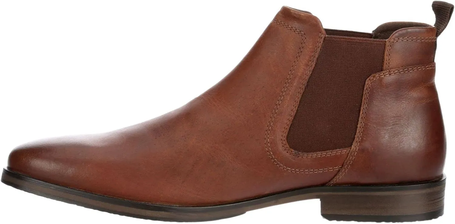 Franco Fortini Ron - Men's Real Leather Chelsea Slip on Boot