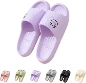 Frog Slippers Cartoon Slippers Summer Female Non-slip Bathroom Couple Home Cute EVA Flip-flops Slippers Outside Wear Men