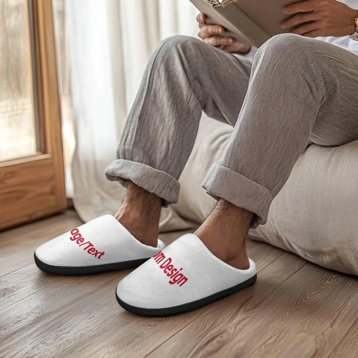 Fuzzy Slippers for Women,Soft Warm House Slippers Fruit Theme Strawberry Slippers Anti Skid Bedroom Slippers Home Shoes