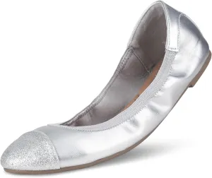 GAWBAW Women's Ballet Flats Shoes - Slip on Casual Flats Round Toe Walking Ballerina Shoes for Women