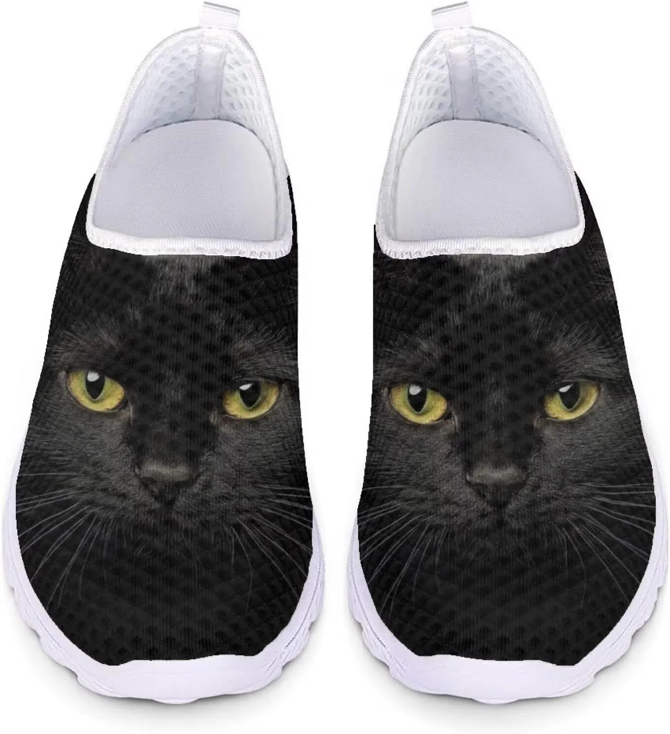 GIFTPUZZ Women Men Casual Non Slip Comfort Walking Shoes Soft Lightweight Slip On Sneakers