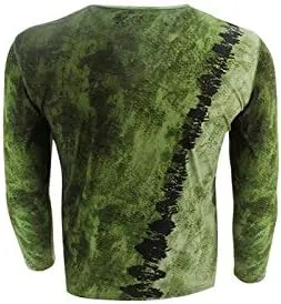 Gillz Men's Extreme Grunge Scales Long Sleeve UV Protective Lightweight Moisture Wicking Quick-Dry Breathable Fishing Shirt