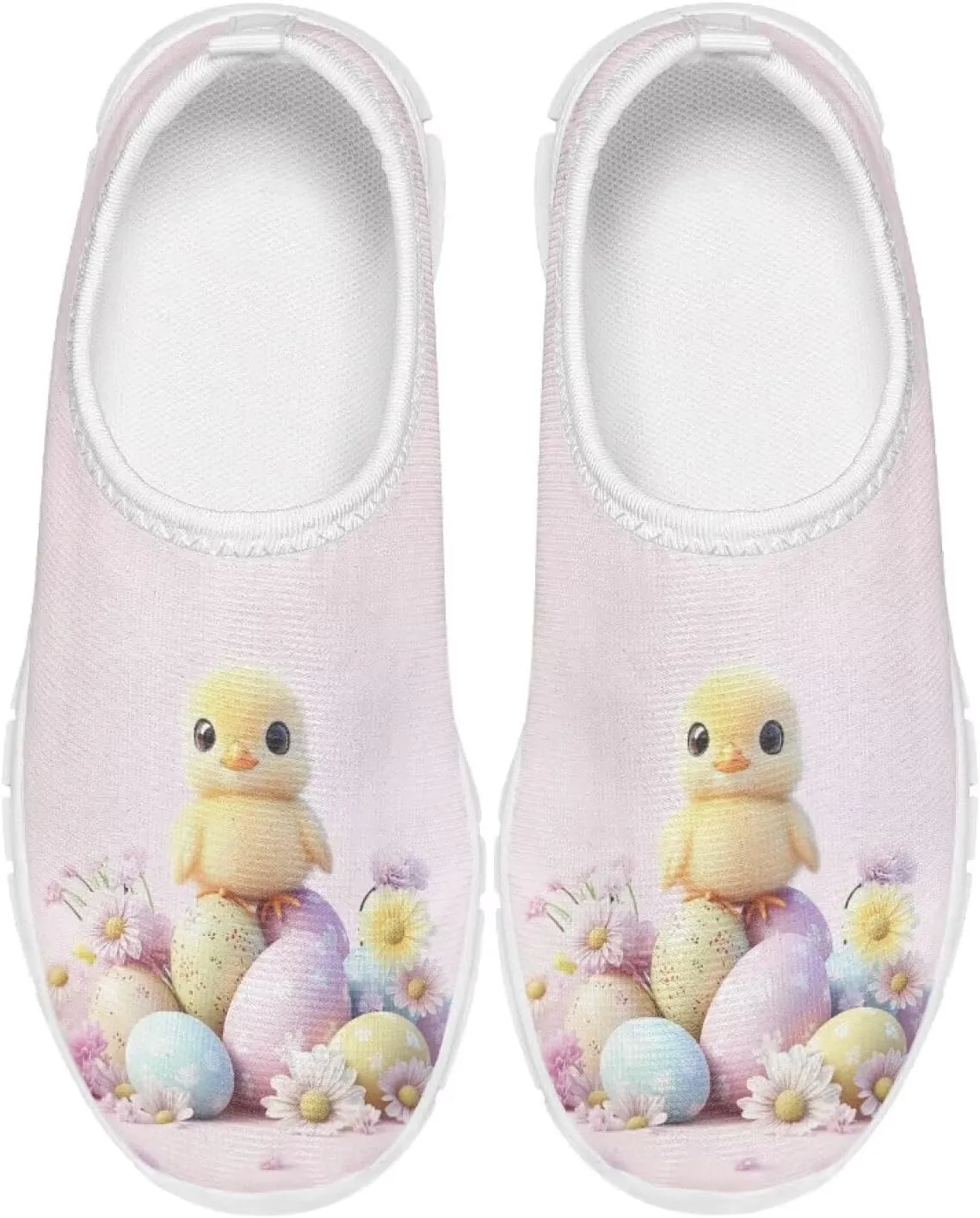 Girls Easter Gift Shoes Non Slip Tennis Slip On Shoes for Holiday Travel