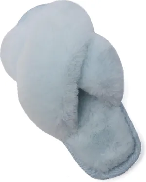 Girl's Fuzzy Fluffy Furry Slippers Fur Flip Flop Open Toe kids Slippers Cross Band Shoes Slides for Girls House Home Indoor Outdoor