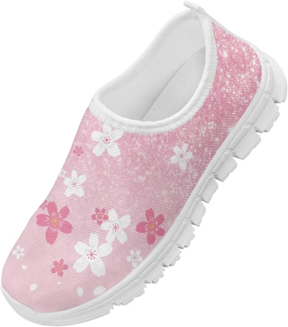 Girls Kids Slip On Sneakers Big Kids Casual Gym Tennis Shoes Soft Sole