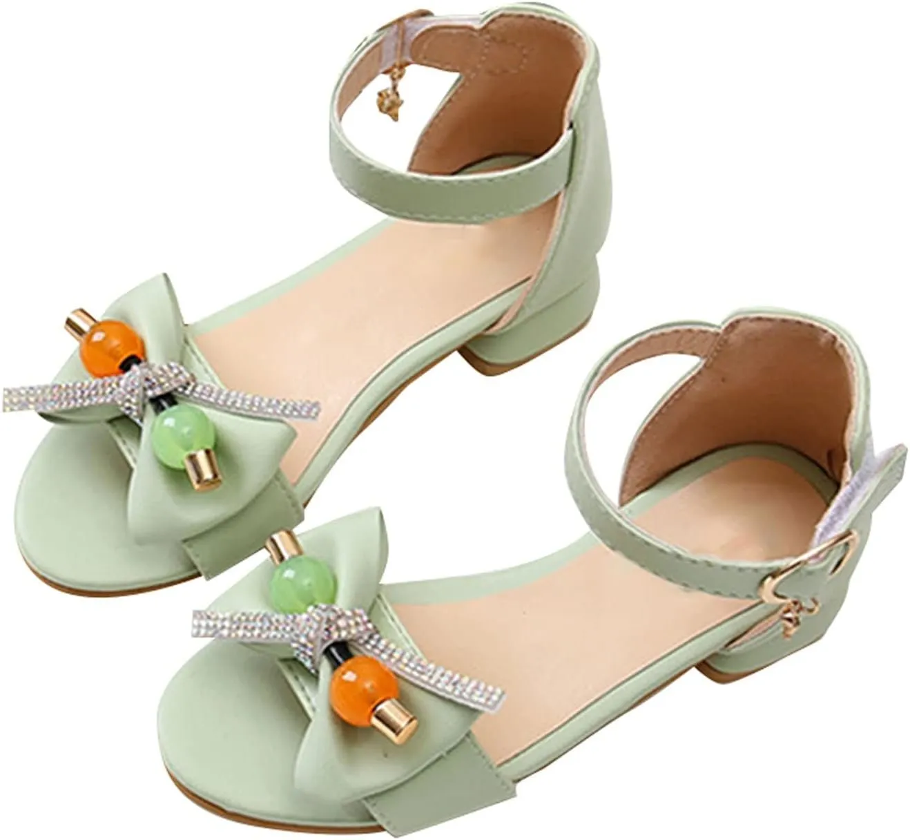 Girls Sandals Size 13 Toddler Girls Summer Soft Sole Non Slip Rhinestone Kids Fashion Toddler Jelly Shoes Size 5