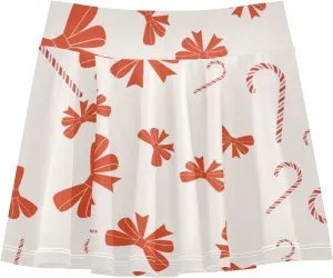 Girls Skorts Active Athletic Skirts with Inner Built-in Shorts for Golf Tennis 3-12T Pink Butterfly Black