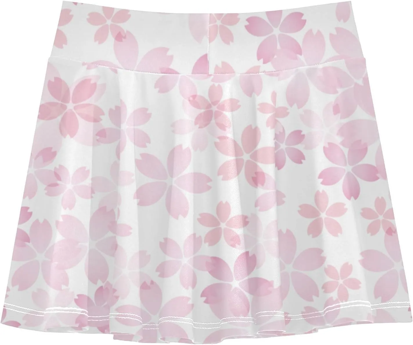 Girls Skorts Active Athletic Skirts with Inner Built-in Shorts for Golf Tennis 3-12T Polka Dot Pink