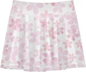 Girls Skorts Active Athletic Skirts with Inner Built-in Shorts for Golf Tennis 3-12T Polka Dot Pink