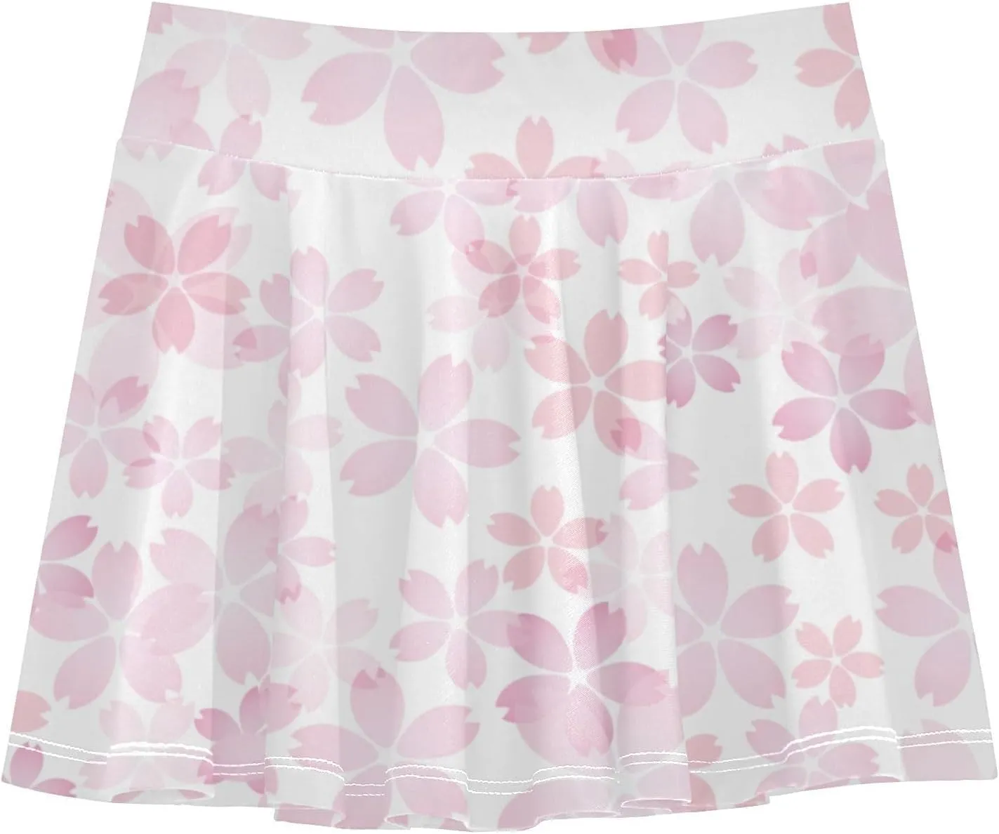 Girls Skorts Active Athletic Skirts with Inner Built-in Shorts for Golf Tennis 3-12T Polka Dot Pink