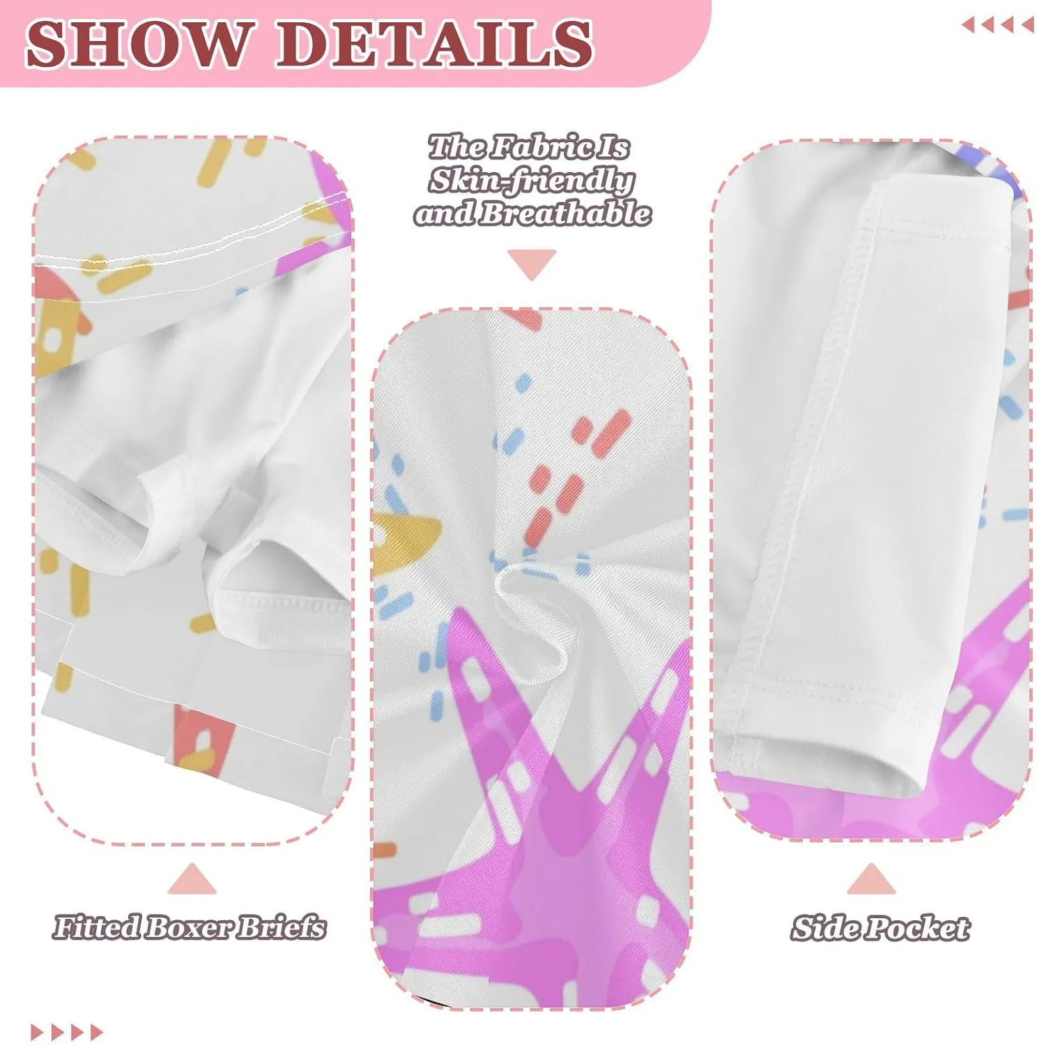 Girls Skorts Active Athletic Skirts with Inner Built-in Shorts for Golf Tennis 3-12T White Rose Flowers