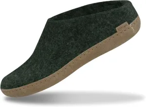 Glerups 100% high quality wool mix Slipper with leather sole - Unisex Slip-on