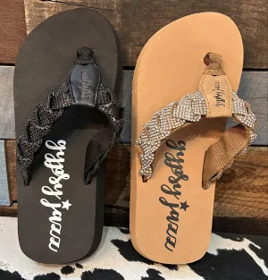 GLITZY GIRL FLIP FLOPS
