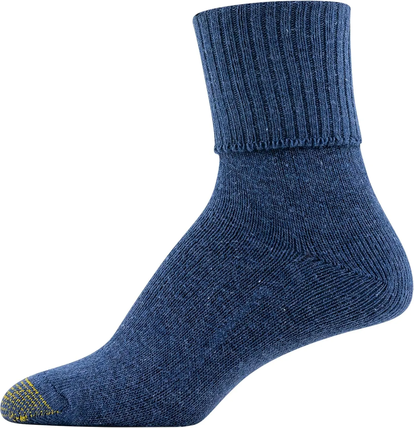 GOLDTOE Women's Bermuda Turn Cuff Socks, 3-Pairs