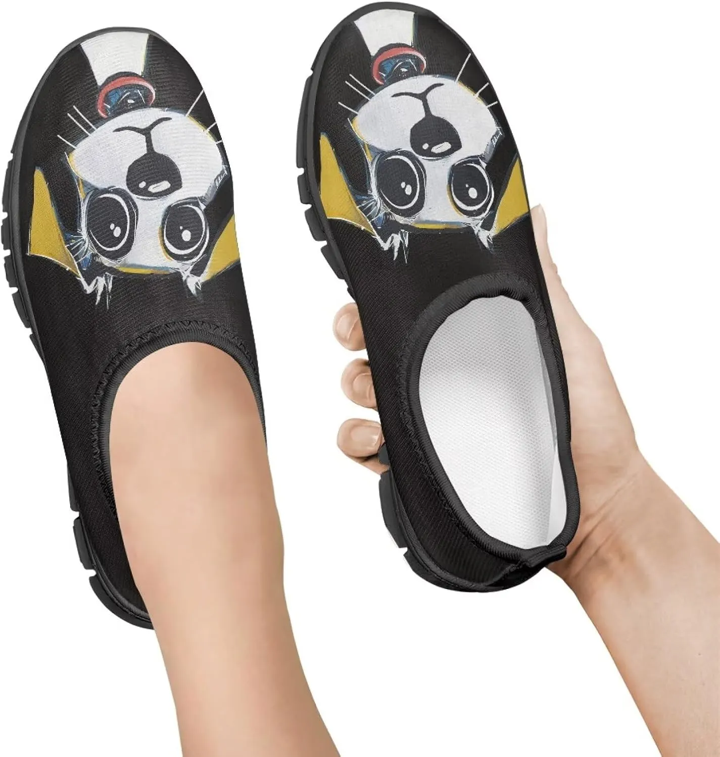 GOSTONG Boys Slip On Loafers Kids Low Top Non Slip Casual Fashion Shoe Outdoor Soft Sports Walking Hiking Shoes Black Sole Size 11-15