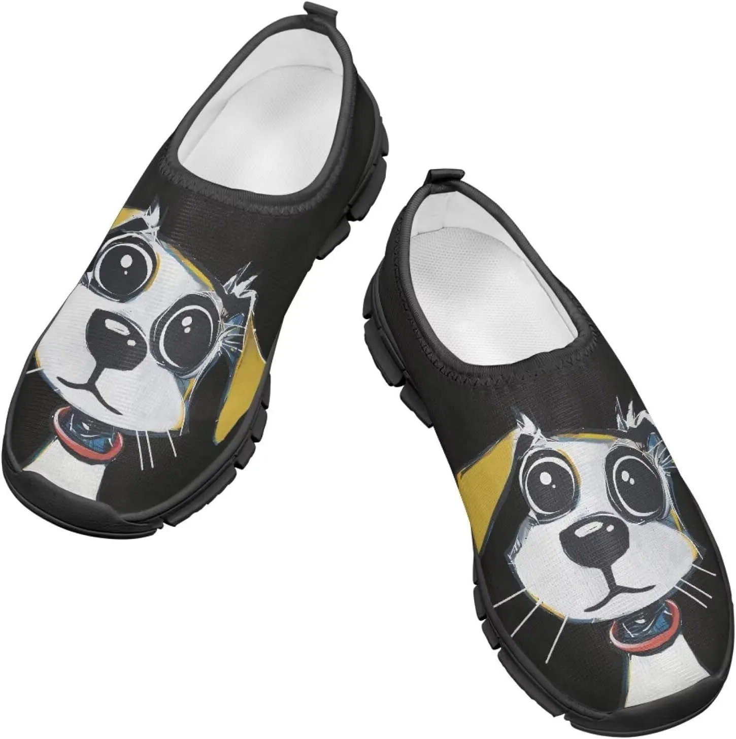 GOSTONG Boys Slip On Loafers Kids Low Top Non Slip Casual Fashion Shoe Outdoor Soft Sports Walking Hiking Shoes Black Sole Size 11-15