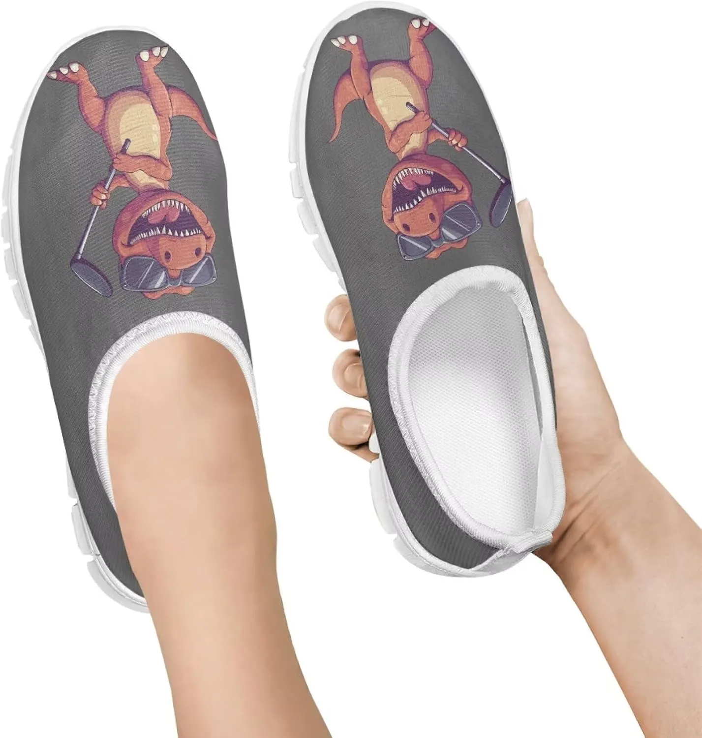 GOSTONG Kids Boys Slip On Sneakers Soft Loafers Low Top Non Slip Casual Walking Shoe Ooutdoor Flat Sports Shoes White Sole Size 11-15