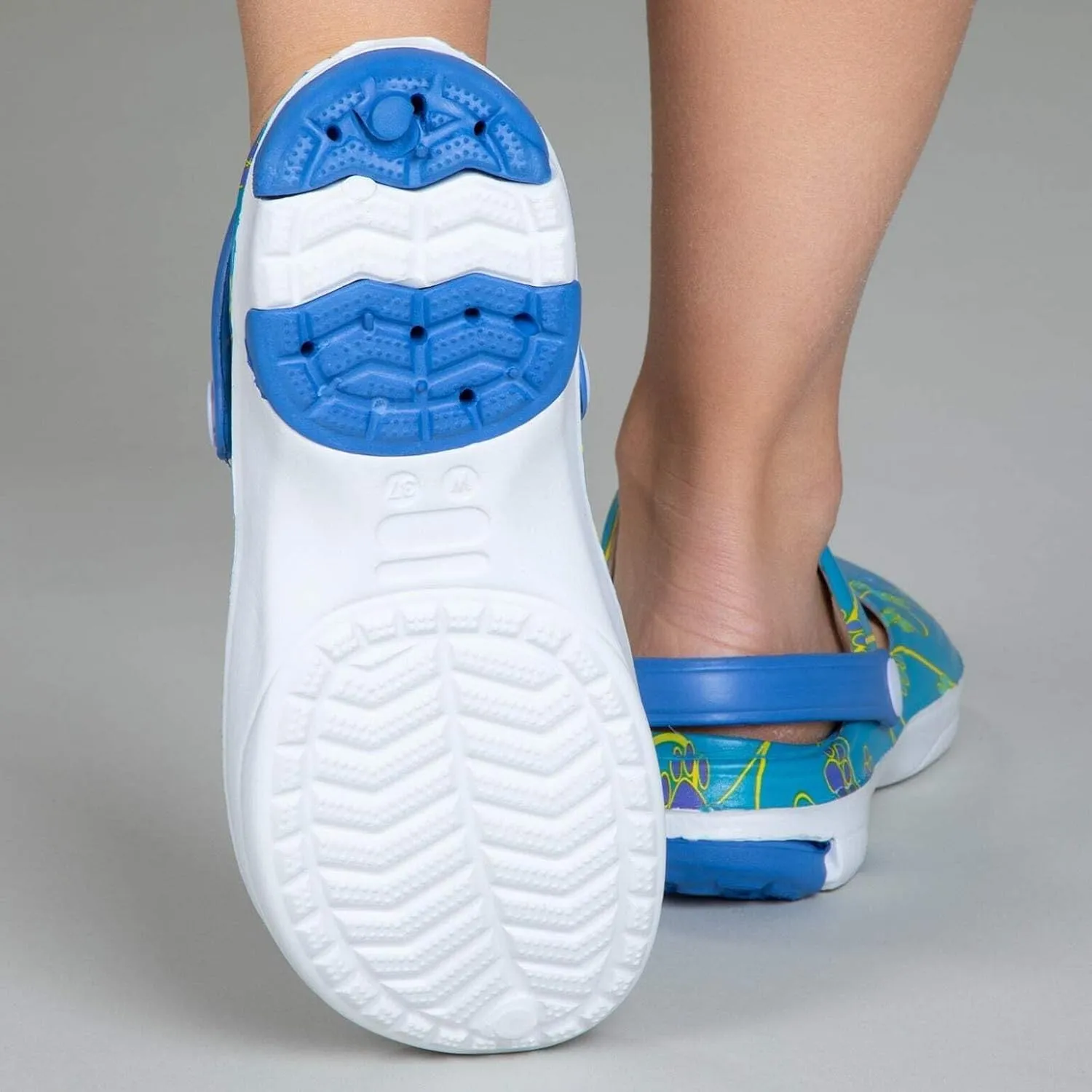 GreaterGood Multicolored Mary Jane Clogs Lightweight EVA Slip On Shoes Moveable Strap Quick Dry Garden Water Resistant Gifts for Women
