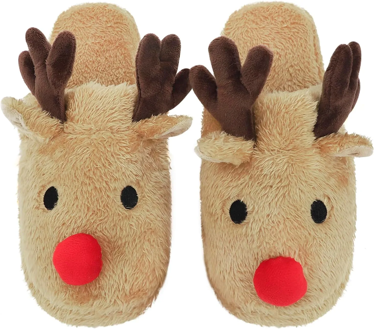 Greenery-GRE Womens Cartoon Indoor Warm Fleece Slippers Winter Soft Cozy Home Booties Non-Slip Plush Slip-on Shoes Ankle Boots