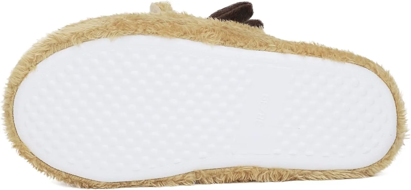 Greenery-GRE Womens Cartoon Indoor Warm Fleece Slippers Winter Soft Cozy Home Booties Non-Slip Plush Slip-on Shoes Ankle Boots