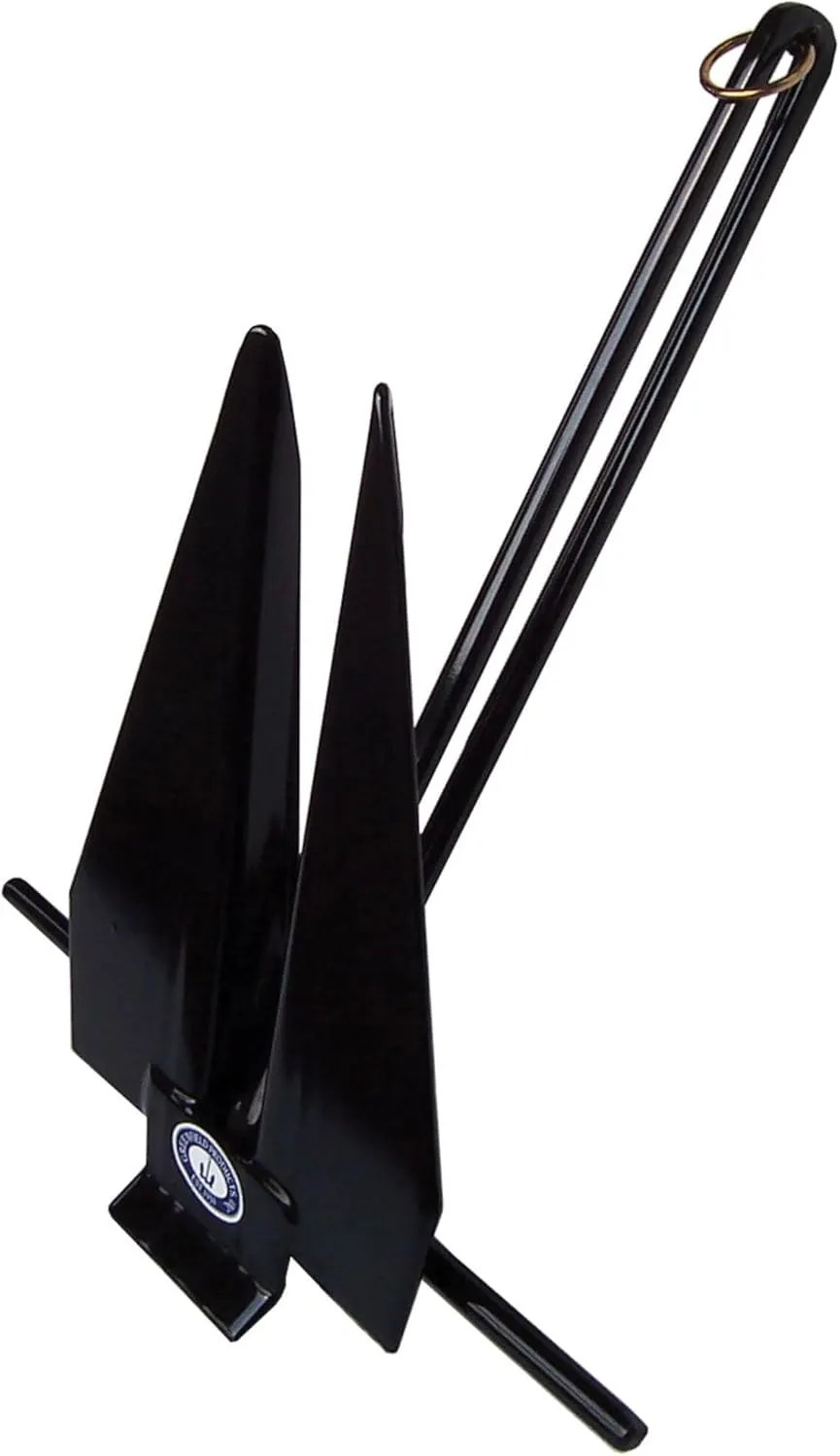 Greenfield Poly Coated Slip Ring Anchor Black
