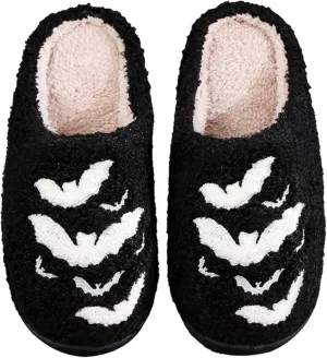 Grimace Halloween Soft Plush Comfy Slippers - Pumpkin Slippers, Slip-on, Cozy Indoor/Outdoor, Fluffy for Women & Men
