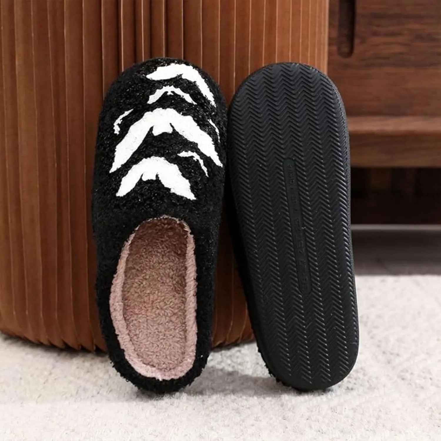 Grimace Halloween Soft Plush Comfy Slippers - Pumpkin Slippers, Slip-on, Cozy Indoor/Outdoor, Fluffy for Women & Men