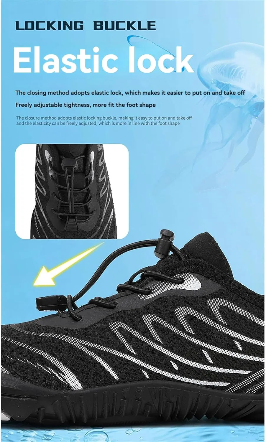 Grounding Shoes with Copper Grounded Footwear for Women Men Quick Dry Walking Comfortable Lightweight Non-Slip Barefoot Shoes