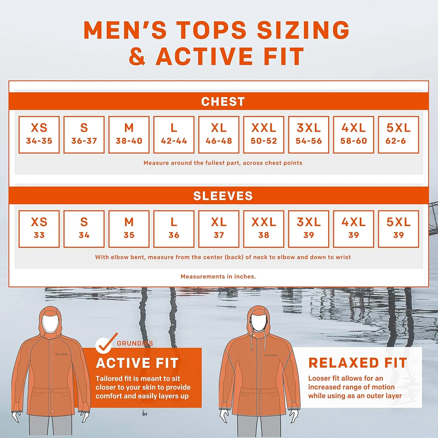 Grundens Men’s Grundies Lightweight Crew Top | Base Layer, Anti-Odor