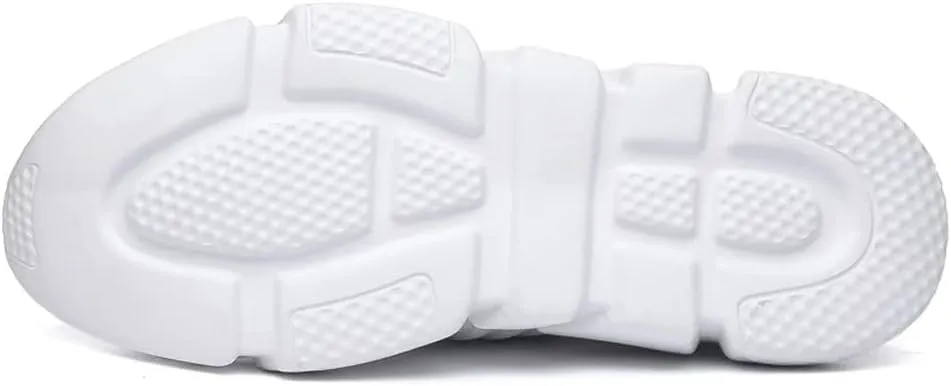 GSLMOLN Mens Womens Fashion Sneakers Unisex Slip on Ultra-Sock Knit Soft Sole Breathable Lightweight Casual Walking Shoes