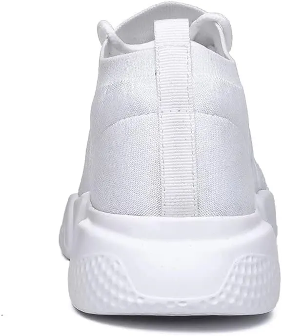 GSLMOLN Mens Womens Fashion Sneakers Unisex Slip on Ultra-Sock Knit Soft Sole Breathable Lightweight Casual Walking Shoes