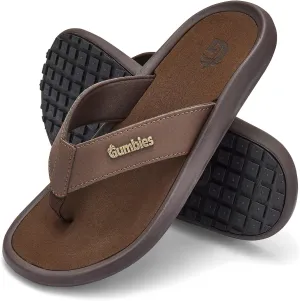 Gumbies Noosa Unisex Flip-Flop, with Arch Support Supersoft Brush EVA Footbed, Soft Cotton Backed Strap & Recycled Rubber Sole - Comfort Guaranteed
