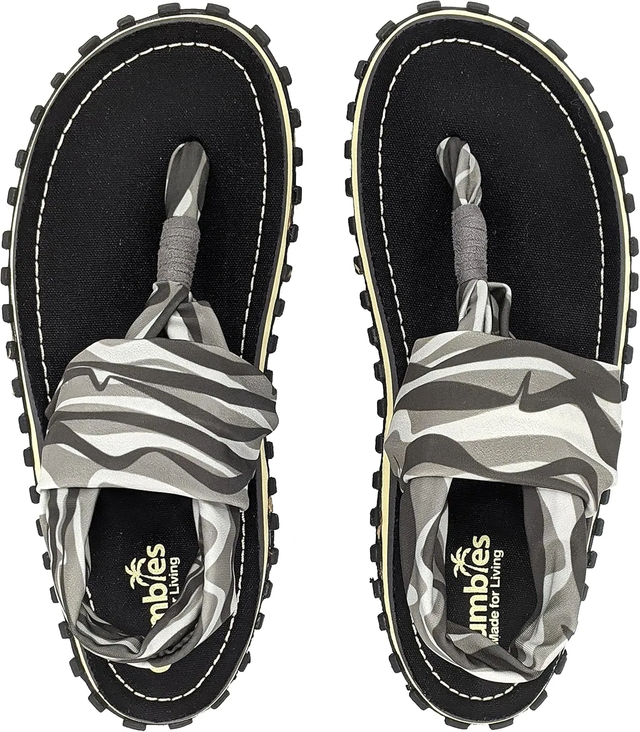 Gumbies Slingback Womens Flip Flops, with Supersoft Toe Post and Durable Recycled Rubber Sole - Comfort Guaranteed