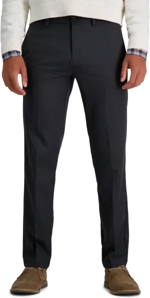 Haggar Men's Cool 18 Pro Straight Fit Flat Front Dress Casual Stretch Golf Pant