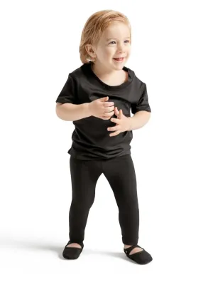 Hanami Canvas Split-Sole Ballet Shoe - Child - Black