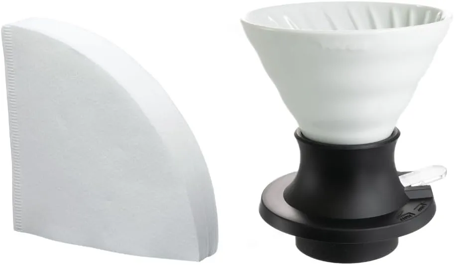 Hario V60 Ceramic Immersion Dripper "Switch", 200ml White
