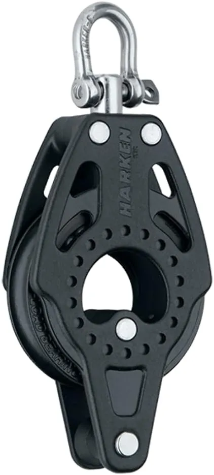 HARKEN Premium Sailing 57mm Carbo Air Boat Block Single w/Becket, 57mm, Part 2601