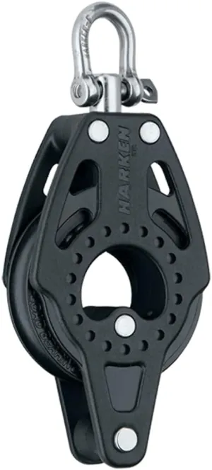HARKEN Premium Sailing 57mm Carbo Air Boat Block Single w/Becket, 57mm, Part 2601