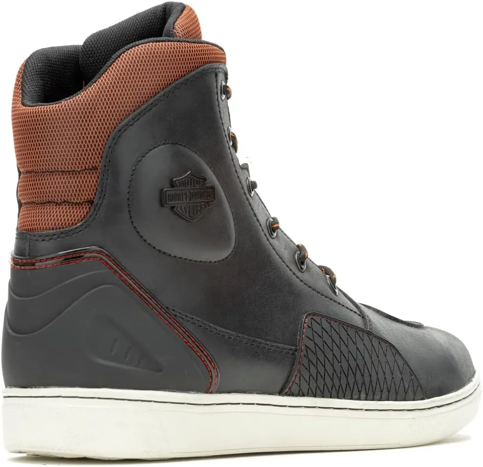 Harley-Davidson® Men's Holtman 6" WP Leather Motorcycle Sneaker Boots, D96303