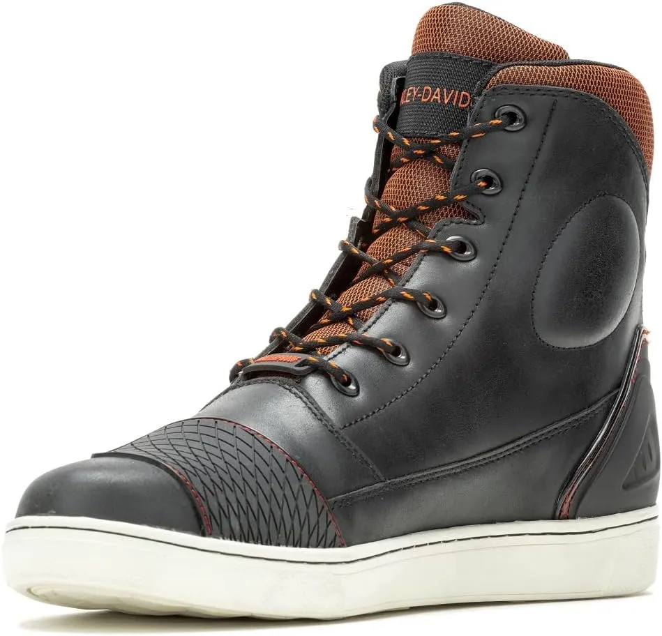 Harley-Davidson® Men's Holtman 6" WP Leather Motorcycle Sneaker Boots, D96303