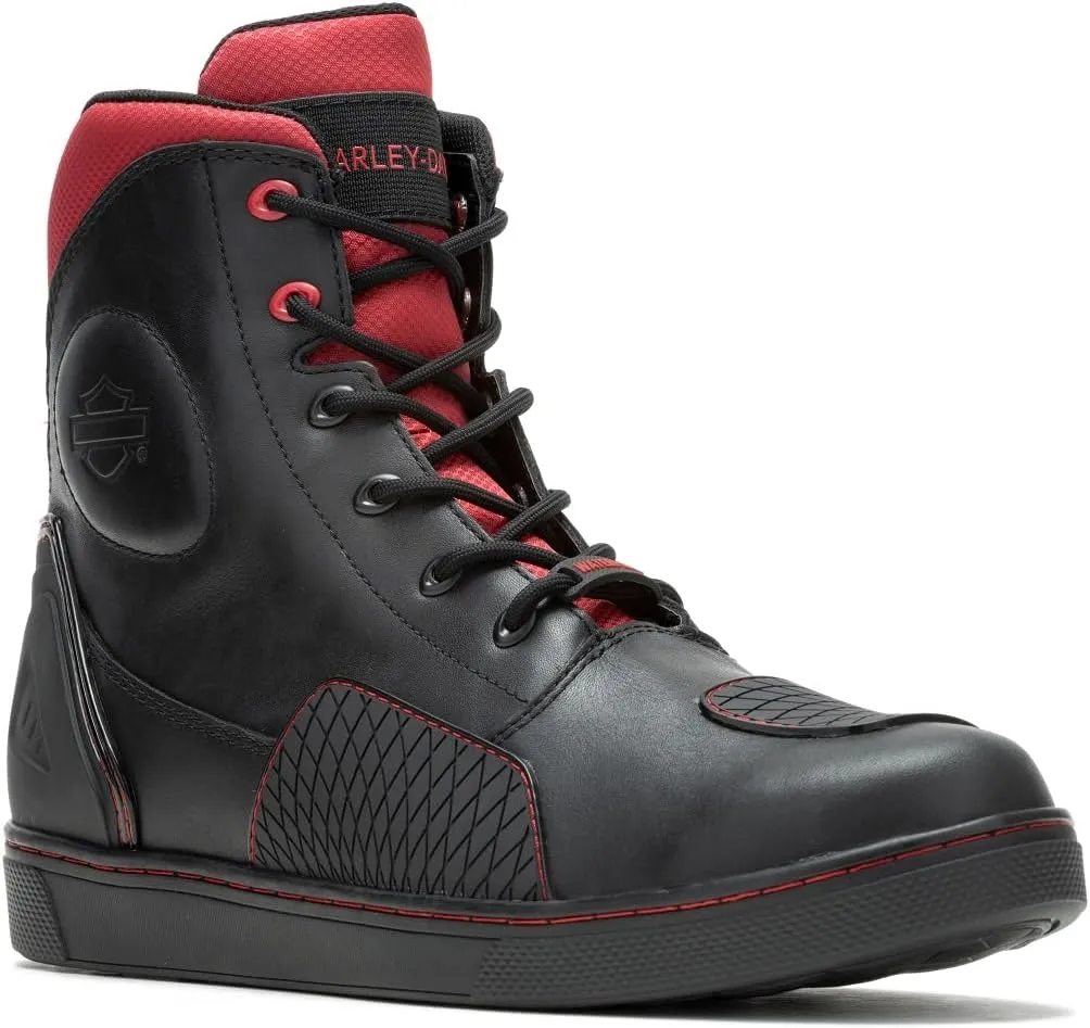 Harley-Davidson® Men's Holtman Black 6-Inch Waterproof Motorcycle Boots, D96308