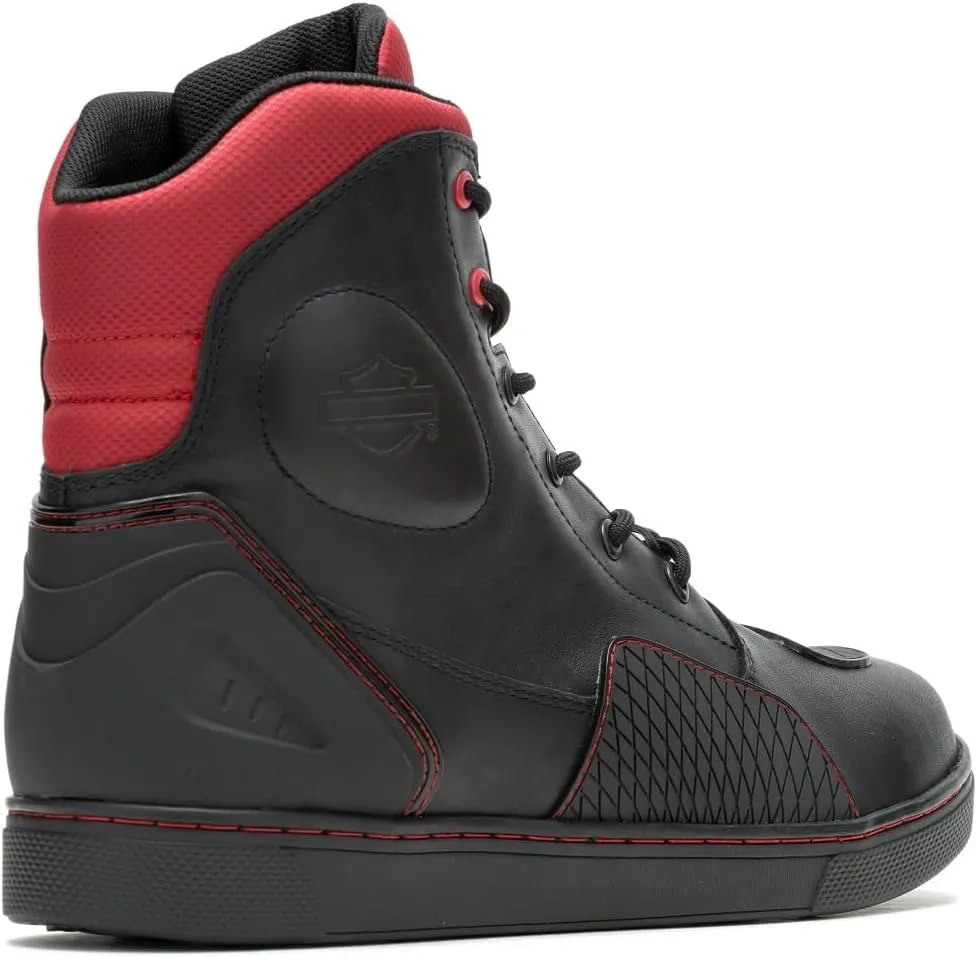 Harley-Davidson® Men's Holtman Black 6-Inch Waterproof Motorcycle Boots, D96308