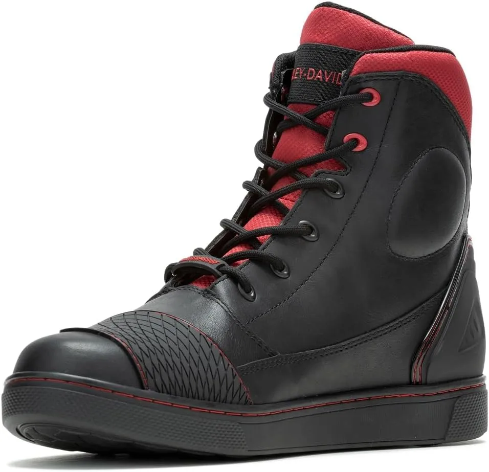 Harley-Davidson® Men's Holtman Black 6-Inch Waterproof Motorcycle Boots, D96308