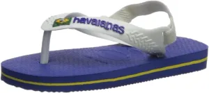 Havaianas Baby Boy's Brazil Logo Flip Flop Sandal (Toddler)