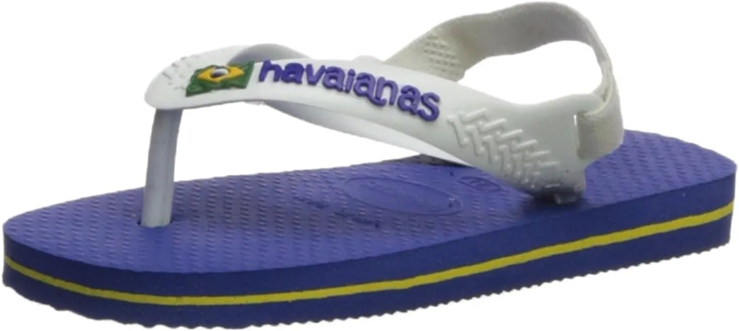 Havaianas Baby Boy's Brazil Logo Flip Flop Sandal (Toddler)