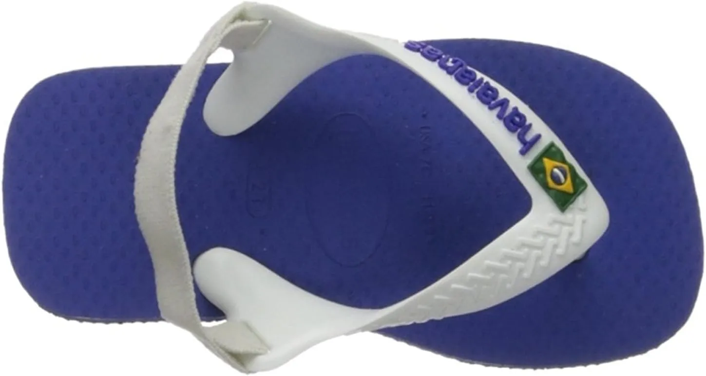Havaianas Baby Boy's Brazil Logo Flip Flop Sandal (Toddler)