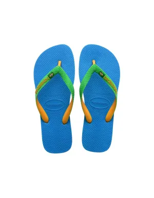 HAVAIANAS BRASIL MIX  - TURQUOISE.POP YELLOW