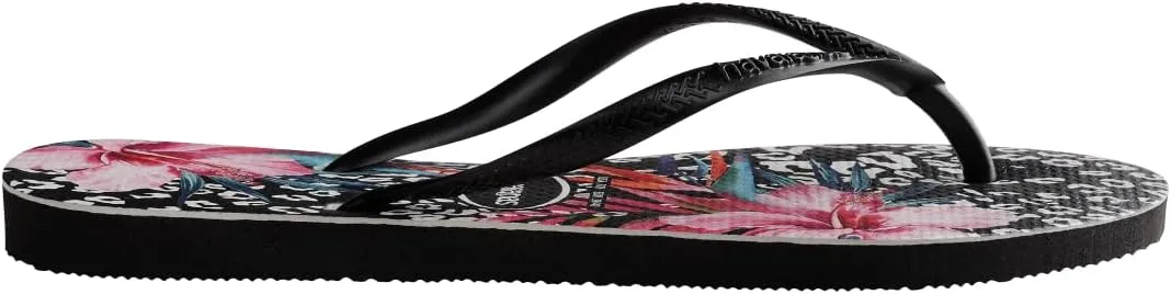 Havaianas Girls Kid's Slim Animal Floral Flip Flop Sandals