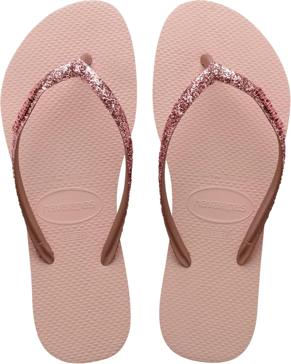 Havaianas Girl's Slim Glitter II (Toddler/Little Kid/Big Kid)