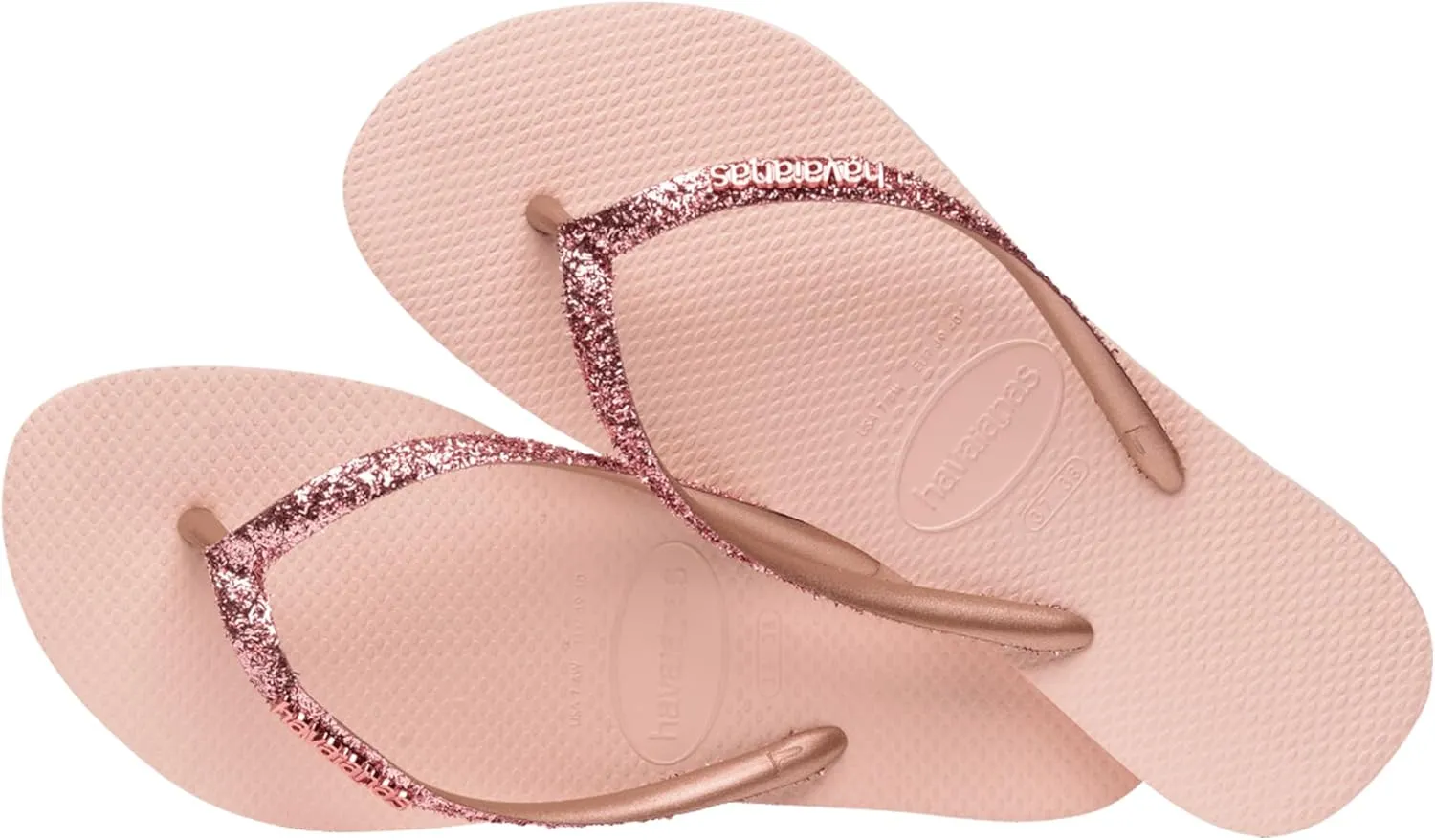 Havaianas Girl's Slim Glitter II (Toddler/Little Kid/Big Kid)